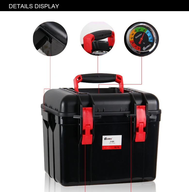 Buy Photo black Hard Waterproof Plastic Case with