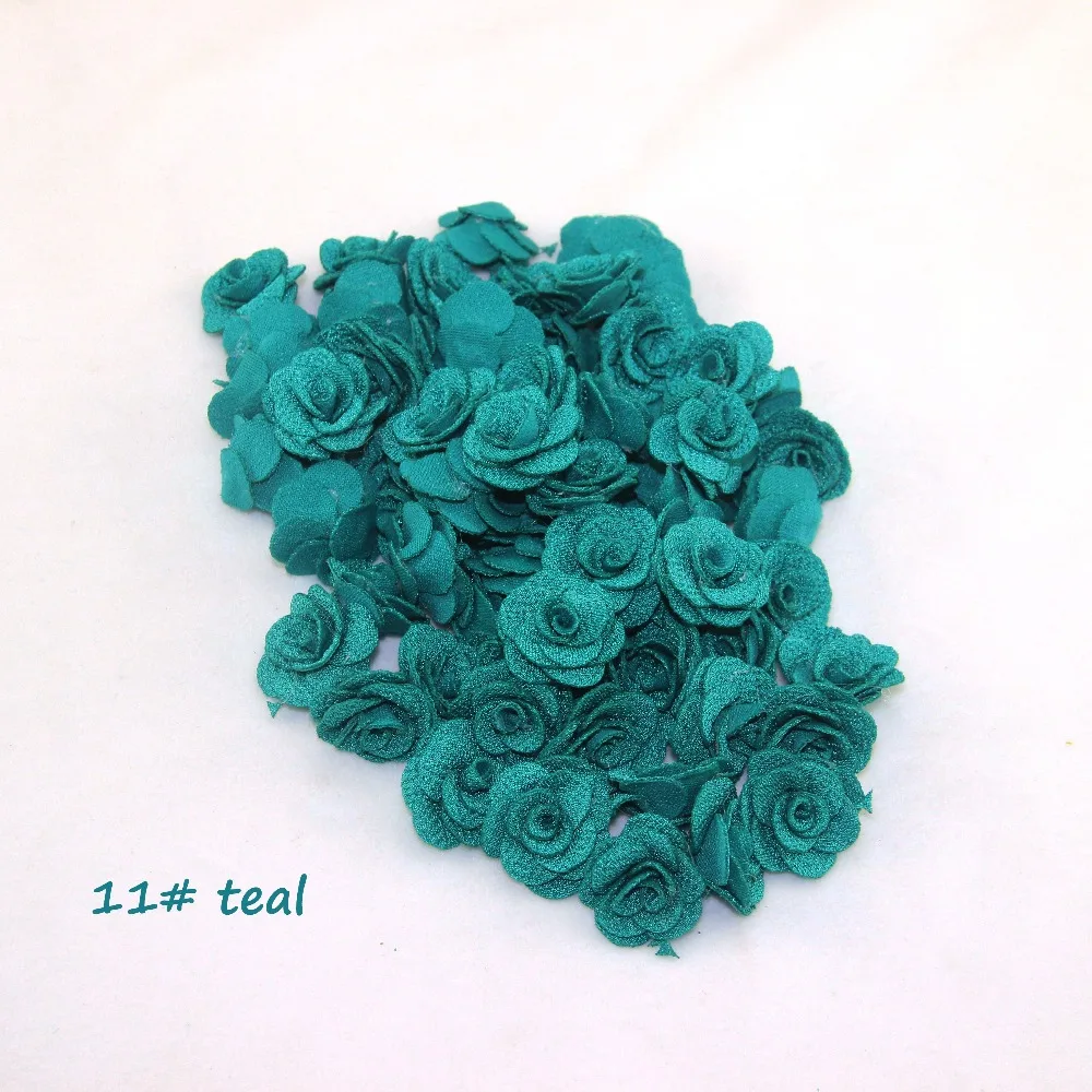 24pcs cheap flower Fabric artificial flower 2.5cm 18 colors for wedding dress holiday decoration can mix color