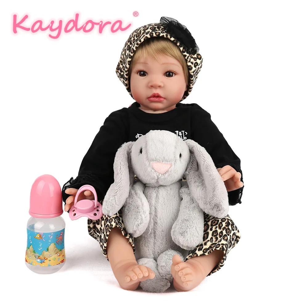 Кукла Reborn Bebe 55 см 22 дюйма Чудесная детская ручная кукла lol reborn стильные куклы