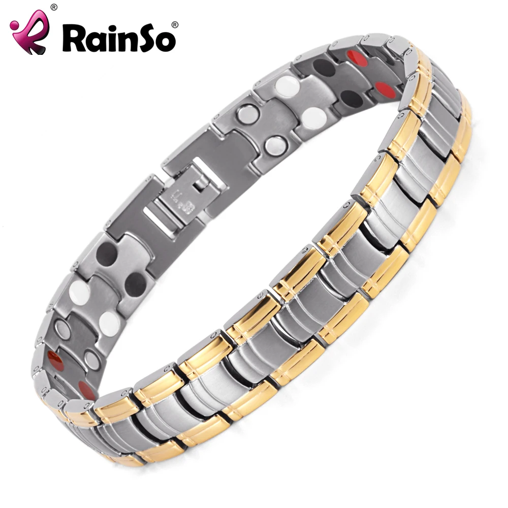 Prix pour Rainso Hommes Bijoux Bio Energy Or couleur Magnétique Santé Bracelet Hommes Bracelets et Bracelets En Acier Inoxydable Bracelets Pour Les Femmes Prix pour Rainso Hommes Bijoux Bio Energy Or couleur Magnétique Santé Bracelet Hommes Bracelets et Bracelets En Acier Inoxydable Bracelets Pour Les Femmes