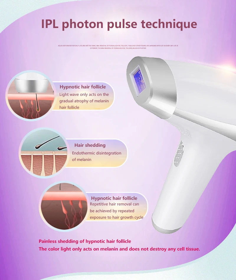 Новый лазерный эпилятор всего тела подмышек бикини ног постоянное удаление волос Фотон IPL удаления волос Системы устройства эпиляции