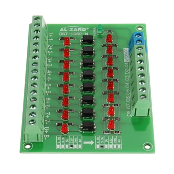 

NEW 8 Channel 12V To 3.3V PLC Signal Level Voltage Conversion Board Optocoupler Isolation Board Module