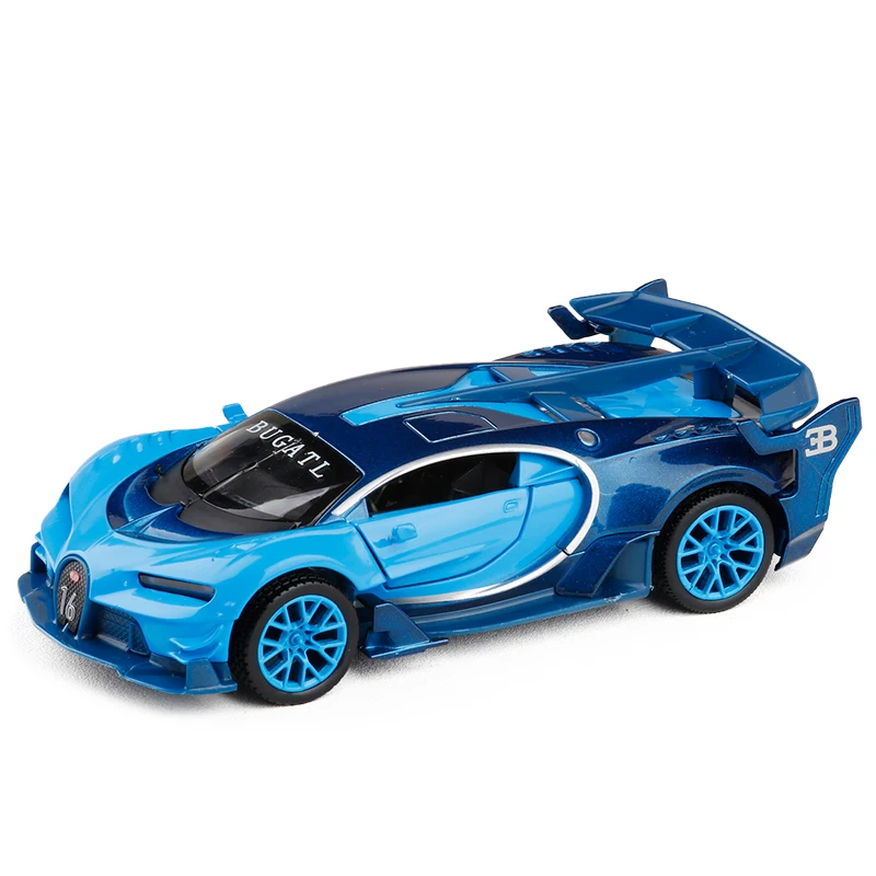 1:32 Масштаб Bugatti VISION GT Металлический Игрушечный сплав автомобиль Diecasts& игрушечный Транспорт модель автомобиля Миниатюрная модель автомобиля игрушки для детей Подарки