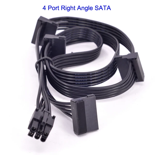 Cavo Alimentazione GPU 4pin Femmina A 6pin Maschio PCI-E – 35cm, Per Scheda Video