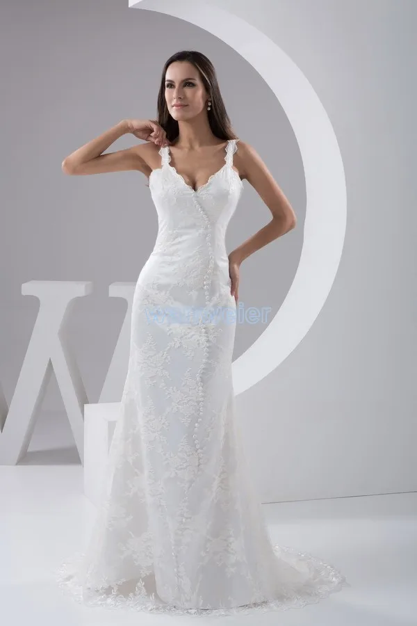 

free shipping 2013 new design costumes for the new year custom color/size bridal gown good quality mermaid lace wedding dress