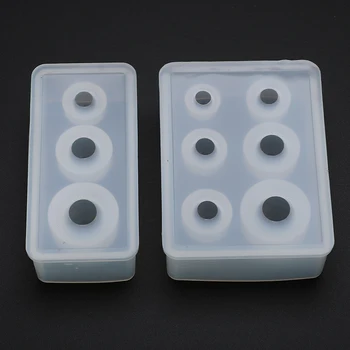 

3D Crystal Ball Silicon Mold Multi Size Epoxy Resin Beads Drop Gel Sphere Molds Pendant Craft DIY Handmade Jewelry Making Tools