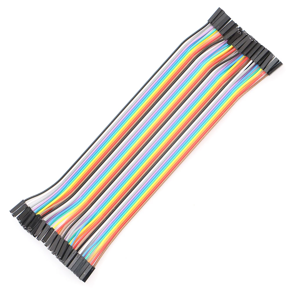 Перемычка для кабеля dupont 400 шт./лот перемычка линия Мама мама 20 см 1P Arduino Diy|line