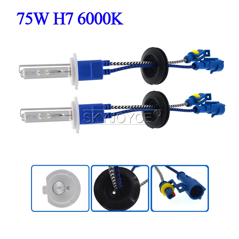 12V 75W Car Xenon Light Bulb 100W Xenon H7 H1 H3 H11 HB3 HB4 D2H Auto Headlight Bulb 3000K 4300K 5000K 6000K 150W HID Xenon Bulb (5)