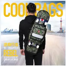 Качество 90*21см скейт-бординг сумка или рюкзак, сделанный из полиэфирного волокна с смешанным цветом для упаковки скейтборд или открытый брать
