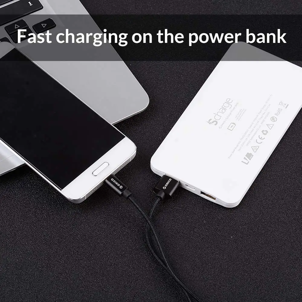 USB кабель ORICO type C 2 А передачи данных для быстрой зарядки зарядный Nexus 5X 6P OnePlus Xiaomi