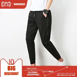 Woodvoice новые летние льняные мужские брюки повседневные Slim Fit Брюки для досуга брюки для мужчин камуфляж тренировочные брюки для мужчин jogger