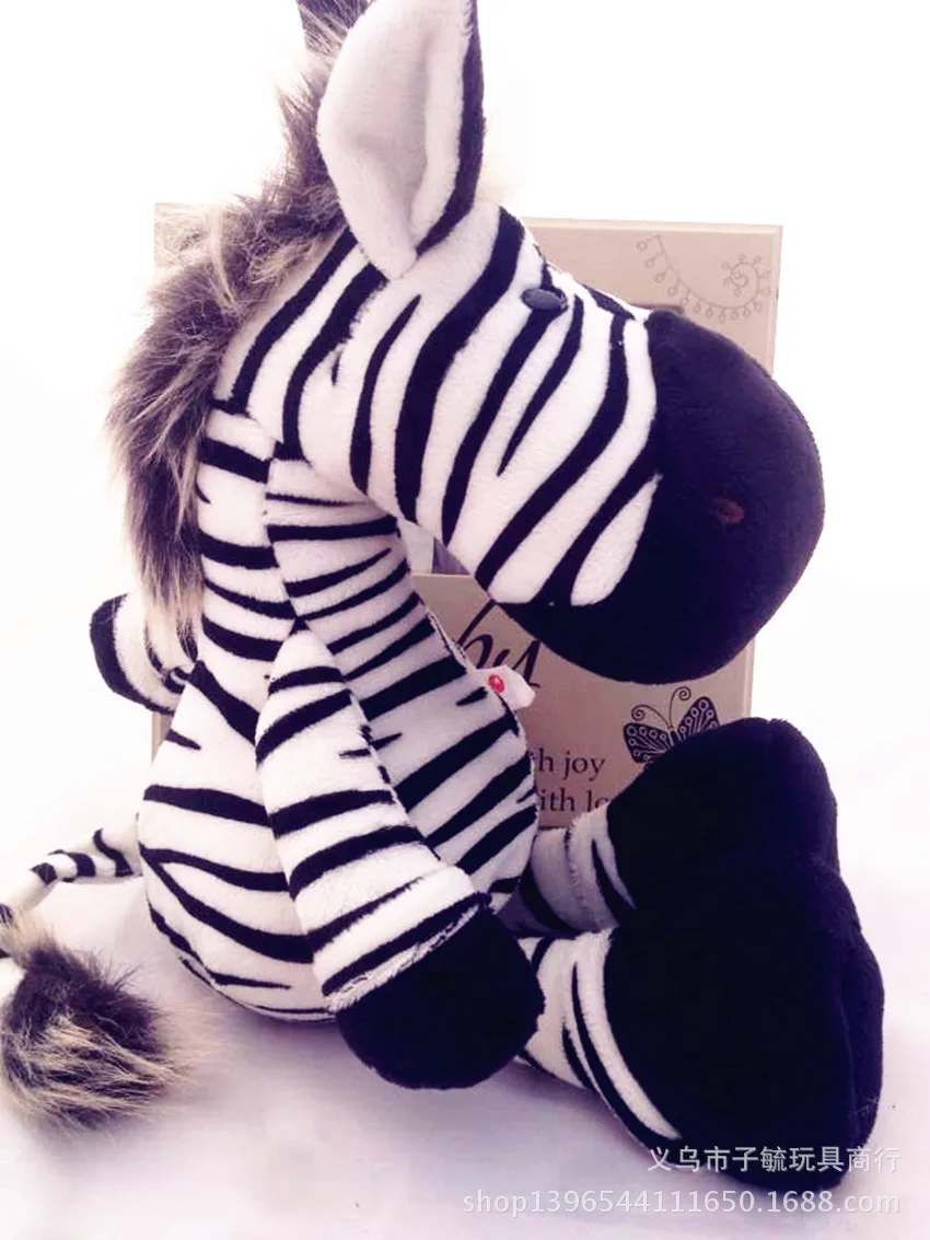 

Zebra Animal Dolls, 25/35CM Cartoon Plush Toys,Children Soft PP Cotton Kids As Birthday Christmas Gift