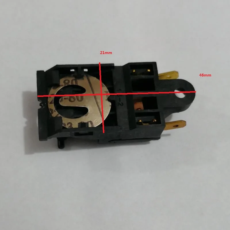 Высокое качество Электрический чайник Запчасти термостат паровой выключатель SLD-113 10A 250V 46X21 мм