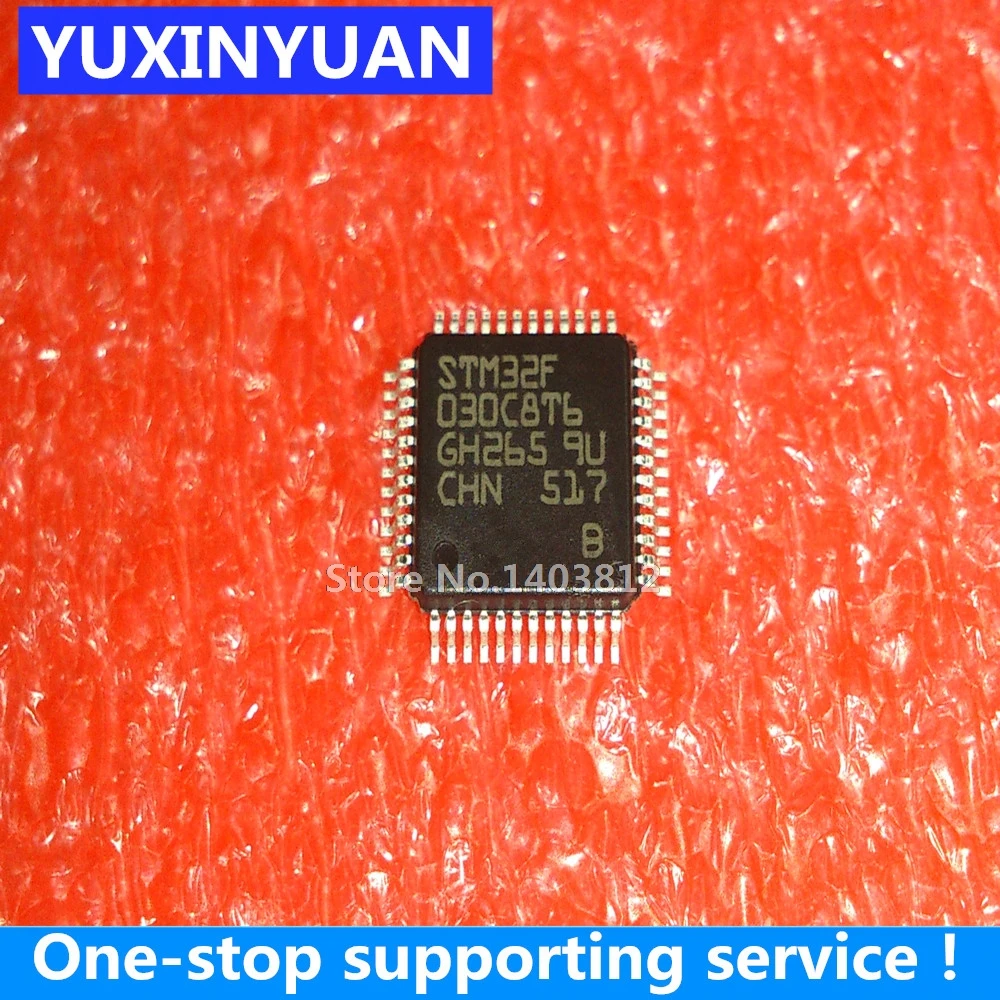 

YUXINYUAN STM32F030C8T6 STM32F030C8 STM32F030 32f030 LQFP48 1-10pcs