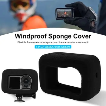 

High Density Windproof Sponge Cotton Wind Noise Reduction Sponge Foam Cover For DJI OSMO Action Camera Accessories
