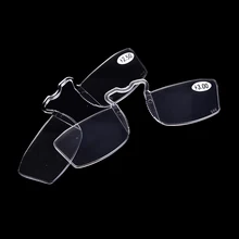 Gafas de lectura de nariz sin marco, 1 + 1,5 + 2 + 2,5 + 3, Mini anteojos pequeños