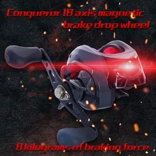 EVERCATCH 18BBs супер светильник катушка для baitcasing Магнитная Тормозная система пресноводная катушка для ловли рыбы 8 кг