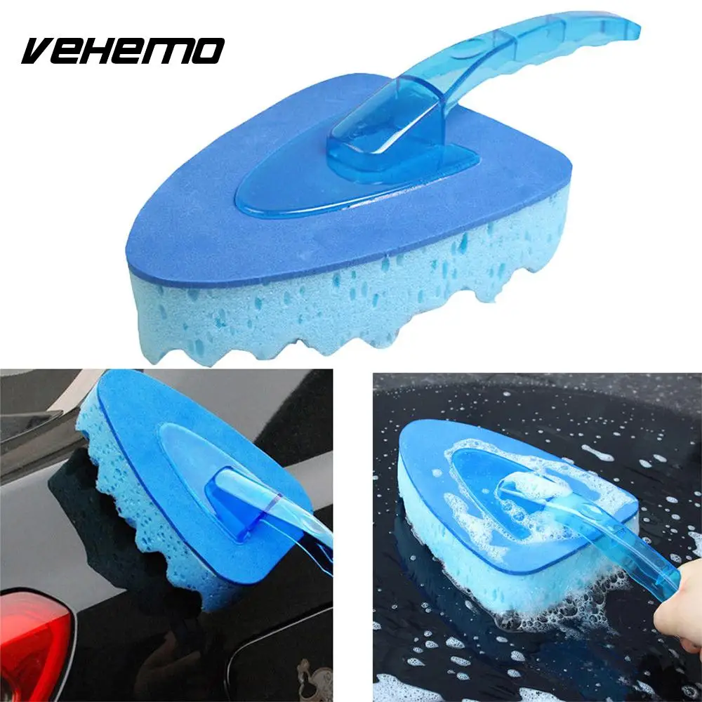 Vehemo Sponge Long Handle Car Brush Tool Car Sponges Washable Car Wash
