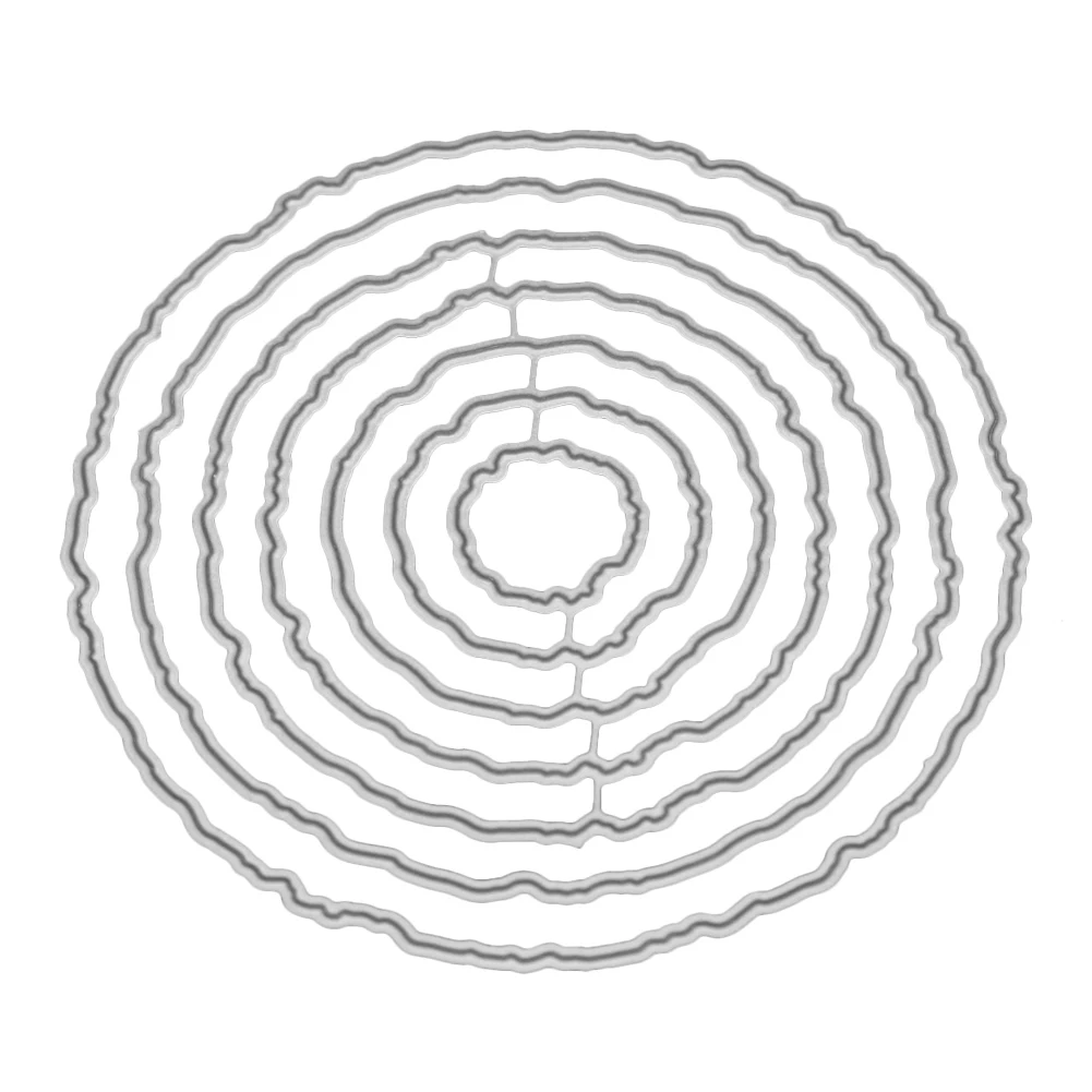 

Carbon Steel Cutter Dies Round Lace Molding Cutting Template Card Scrapbook Craft Die UD88
