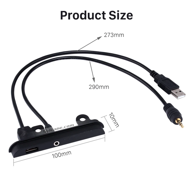 Seicane новейший многофункциональный двойной Din автомобильный аудио переоборудование адаптер кабельного штекера для Toyota поддержка USB диск 3,5 мм аудио вход