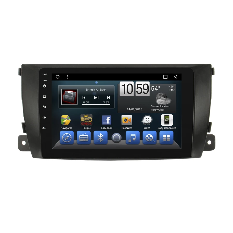 Sale Navirider car dvd player for Zotye T600 octa core android 8.1.0 car gps multimedia head unit stereo tape recorder 0