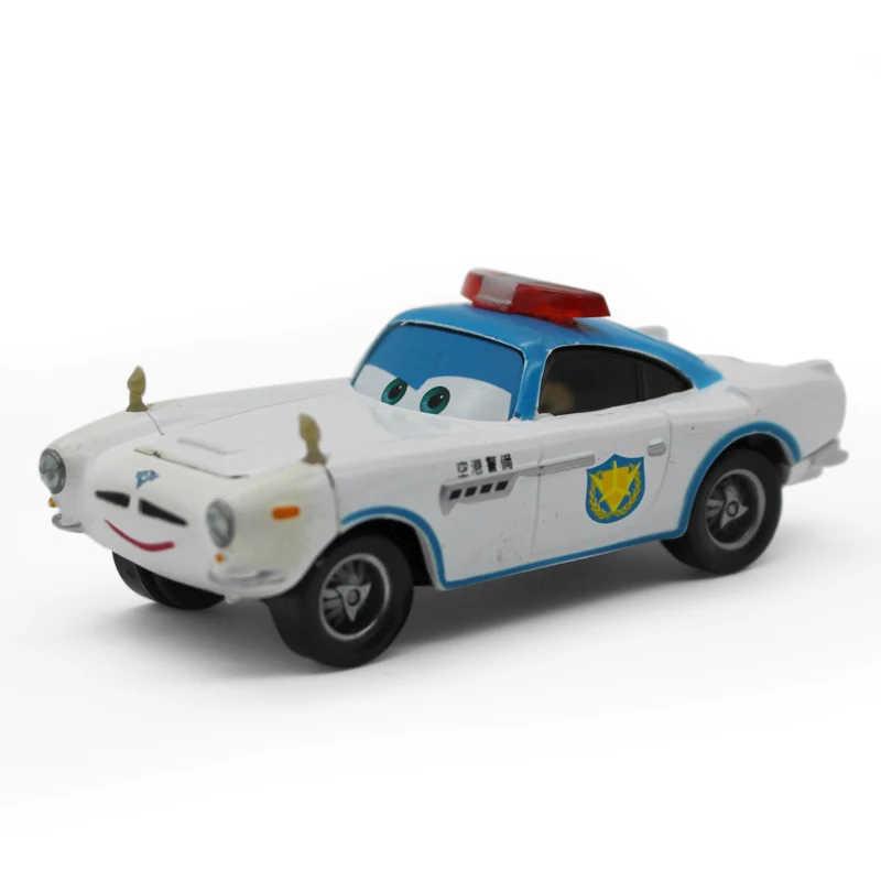 

Pixar Cars 2 Police Edition Finn Mcmissile 1:55 Scale Diecast Metal Alloy Modle Cute Toys For Children Gifts Lightning McQueen