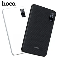 HOCO Power Bank 30000mAh 3USB Portable External Mobile Battery Charger Li-Polymer Support LCD Display poverbank for all phones