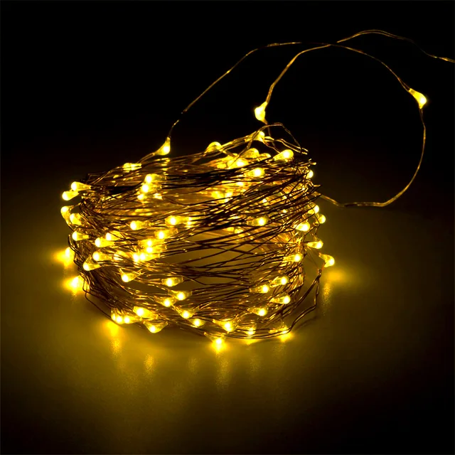 DC5V 10m 100leds Mini Christmas Lights LED String Lights USB DC5V 10m 100leds Mini Christmas Lights LED String Lights USB Rechargeable Fairy Garland Warm White LED - DC5V 10m 100leds Mini Christmas Lights LED String Lights USB