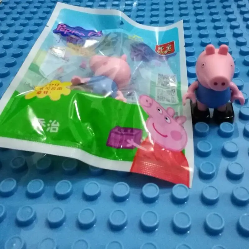 10 шт./компл. Подлинная Peppa Свинья-новое поступление Игрушки Друзья rebacc Сьюзи Эмили Danny рисунок Свинка Пеппа игрушки подарки для детей-загерметизированные мешки