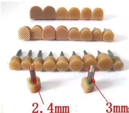 

beige 5 pairs High Heel Shoes Dowel Stiletto Repair Replacement Tips Taps Pins Lifts feet care tool