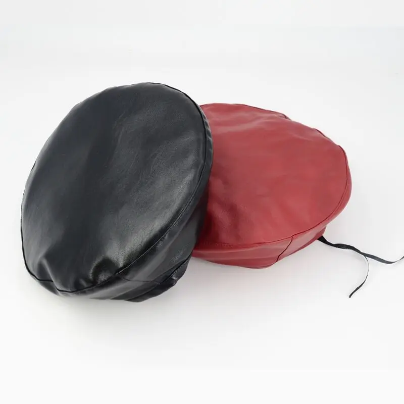 Женский берет COKK из искусственной кожи на плоской подошве для осени и зимы|beret hats
