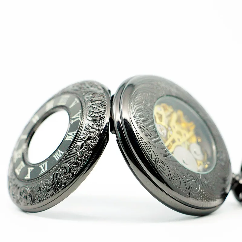 الكثير العتيقة روما نمط التلقائية ساعة الجيب الميكانيكية الرياح الذاتية