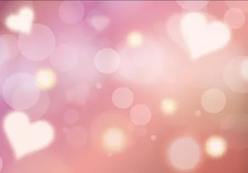 

Laeacco Pink Love Heart Light Bokeh Baby Newborn Party Photography Background Customized Photographic Backdrop For Photo Studio