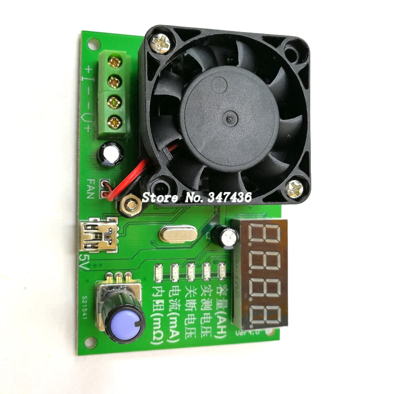 

TEC-06 battery capacity test electronic load Ni-Cd Ni-MH mobile power tester