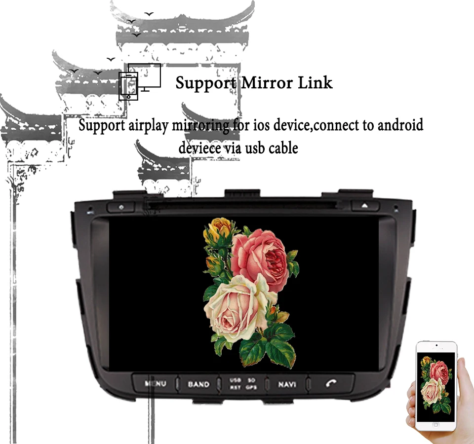 Android 9 0 Восьмиядерный 4 Гб RAM 64G Автомобильный DVD GPS для Kia Sorento 2012 2013 2014 2015 WIFI