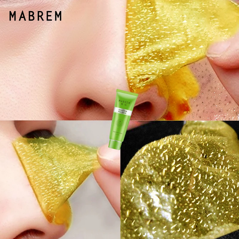 

MABREM Gold Blackhead Mask Remove Stains Shrink Pore Improve Rough Skin Acne Depth Replenishment Moisturizing Oil-control 40g