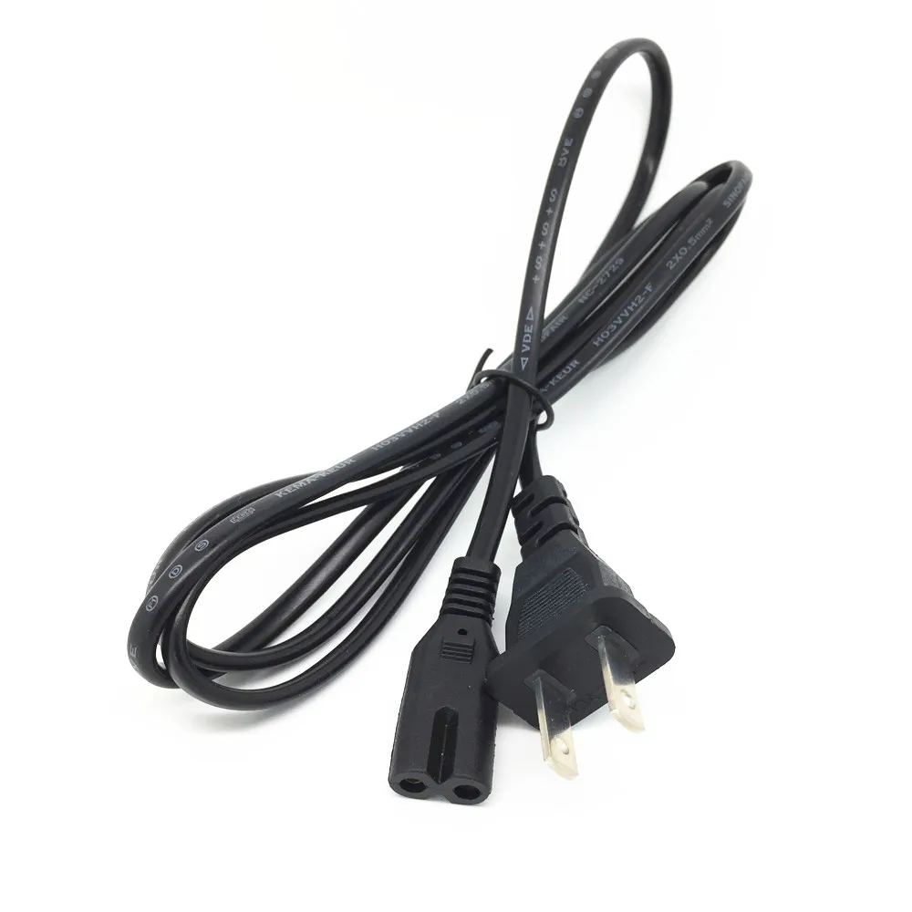 Ue/eua plug 2-dente cabo de alimentação ac ligação para pentax adaptador ac K-AC129 K-AC122 K-AC117 K-AC62 K-BC108 K-BC63 D-BC63 K-BC8u