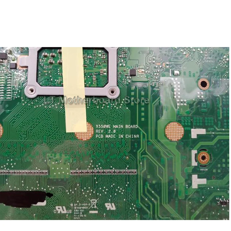 Tanie X550WA laptopa płyta główna do asusa X550WA X550WAK X550W X550WE X552E X550EP X550EA Test płyty głównej płyta główna 2G RAM E1 6010 2 rdzenie