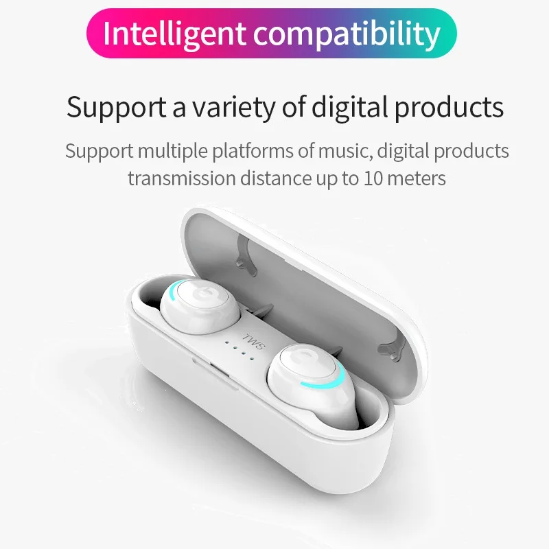 TWS Bluetooth 5.0 Wireless headphones Stereo Earphone Headset With Charging Box for wireless headset Smart phone galaxy buds