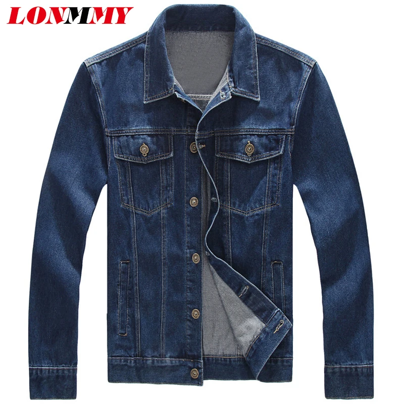 LONMMY 5XL 6XL 7XL 8XL Denim jacket men coat Streetwear Windbreaker Jeans jacket mens clothing jaqueta masculina Cotton 95% 2018 LONMMY 5XL 6XL 7XL 8XL Denim jacket men coat Streetwear Windbreaker Jeans jacket mens clothing jaqueta masculina Cotton 95% 2018