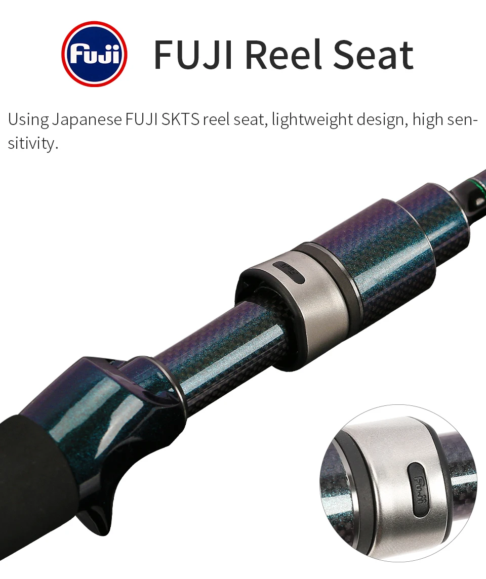 Vara de Pesca Haste de Arremesso de Carbono Canne a Peche Tsurinoya Destreza Fundição Vara Isca Truta Rápido Haste Fuji Acessórios 2.16m ul 9 Varas de pescar