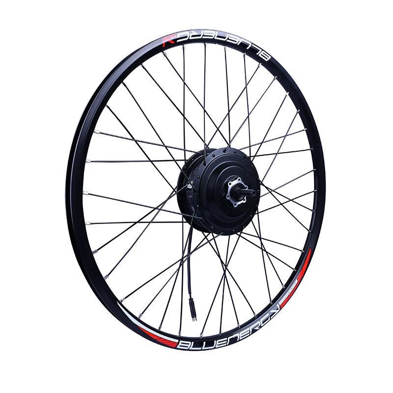 Top BLUENERGY Bafang Front Hub Motor Conversion Kit In Electric Bicycle Motor 48V 500W Ebike Wheel Drive Engine With LCD Display 6