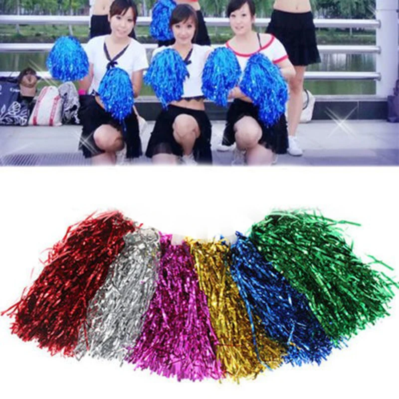 

Cheer Dance Sport Supplies Competition Cheerleading Pom Poms Flower Ball Lighting Up Party Cheering Fancy Pom Poms