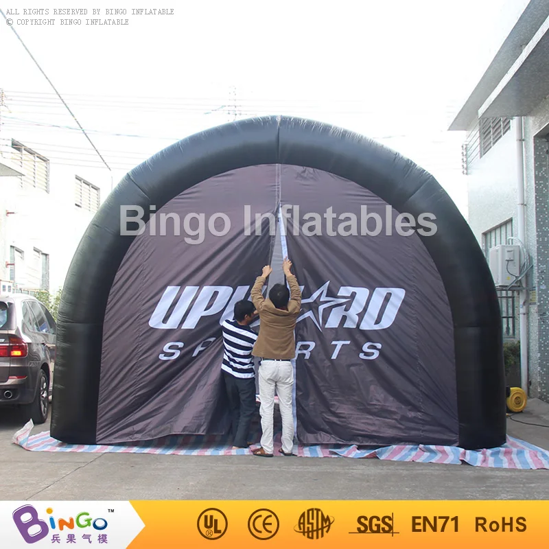  black inflatable sports tunnelinflatable soccer football entrance tunnel BG-A0879 toy tent