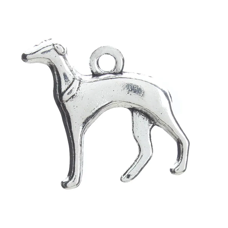 

10pcs/lot 21*19mm Dog Charm DIY Jewellery Accessories for Making Necklace Bracelet Earrings Pendant