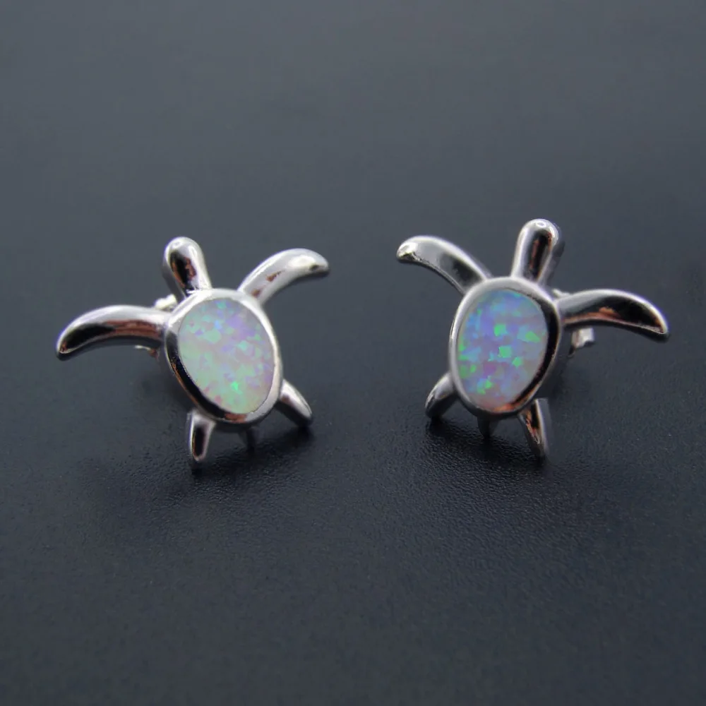 Женские серьги гвоздики с опалом серебро 925 пробы|stud earrings|earrings cuteearrings for |