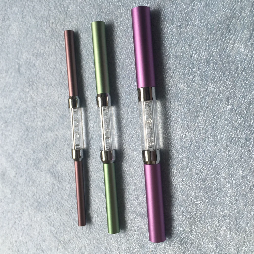 2016 Newest Nail Tool 3Pcs Brush Set with 6 Different Sizes Rhinestone