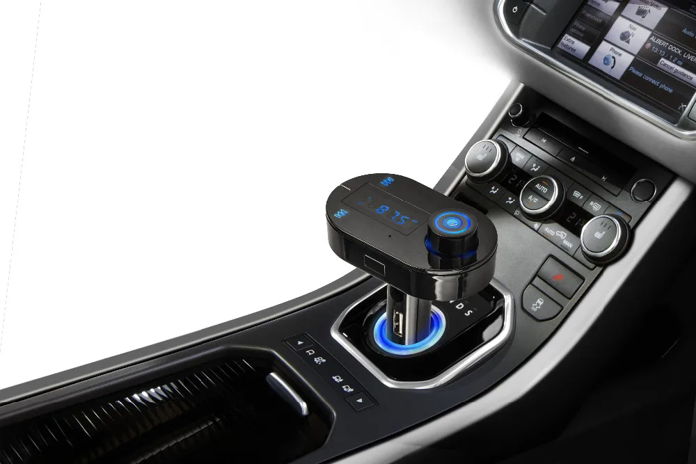 Автомобильный Mp3 плеер Беспроводной Bluetooth Fm передатчик 3 цвета FM модулятор HandsFree Car комплект A2DP USB Зарядное устройство для iPhone samsung