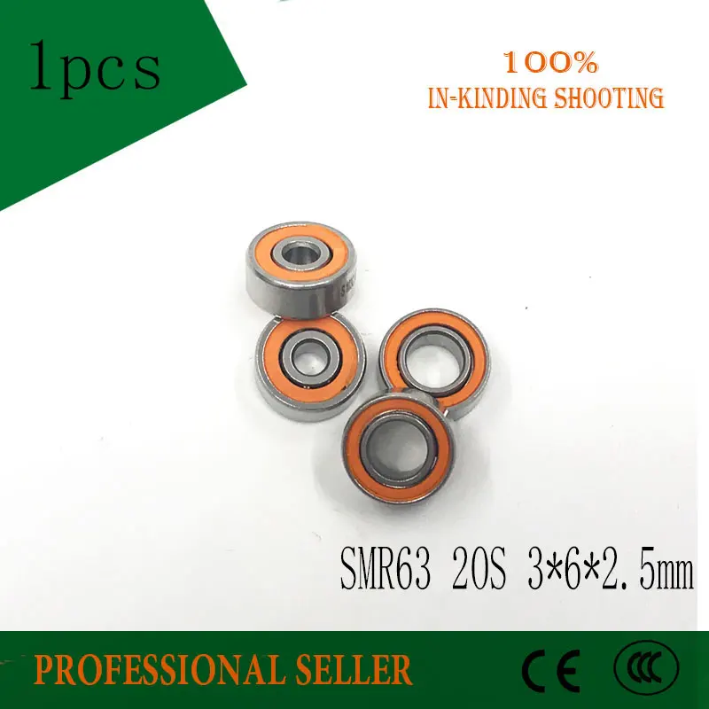 Free shipping 1PC 3X6X2.5mm SMR63-2RS CB ABEC7 Stainless Steel Hybrid Ceramic Bearings/Fishing Reel Bearings SMR63 2OS Free shipping 1PC 3X6X2.5mm SMR63-2RS CB ABEC7 Stainless Steel Hybrid Ceramic Bearings/Fishing Reel Bearings SMR63 2OS