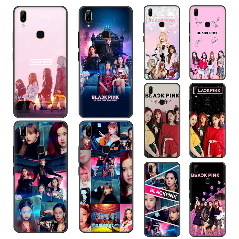 

BLACKPINK kpop collage Silicone phone case for VIVO Y53 Y55 Y81 V5 V7 V9 V11 V15 Pro Y17 Y69 Y71 Y91 Y93 Y66 X9 Z5X